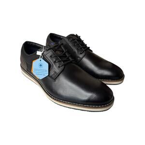 Nunn Bush NEW Circuit Black Plain Toe Oxford Men's Leather Shoes Size 7
